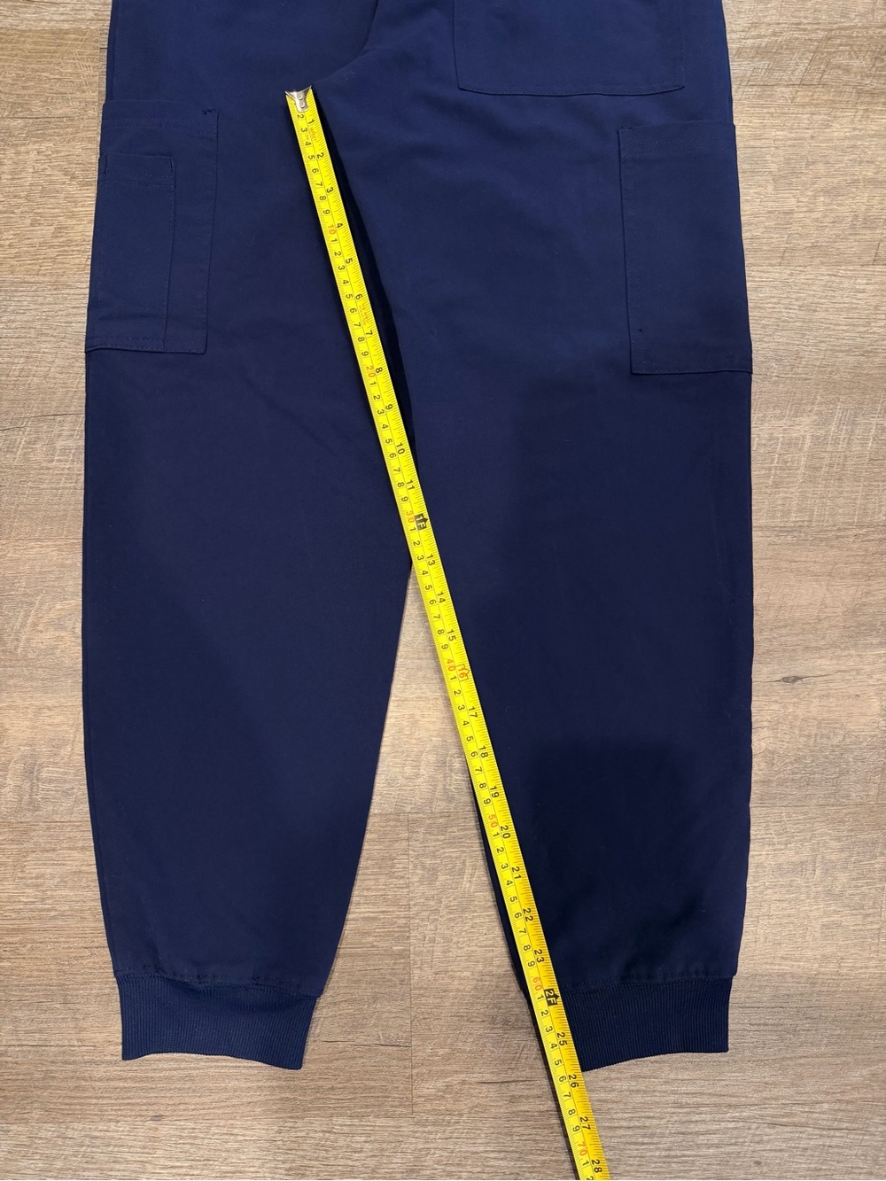 Jaanuu Navy Scrub Set XS Top XXS XS Jogger Pants Stretch Nurse Medical Uniform - Picture 10 of 11